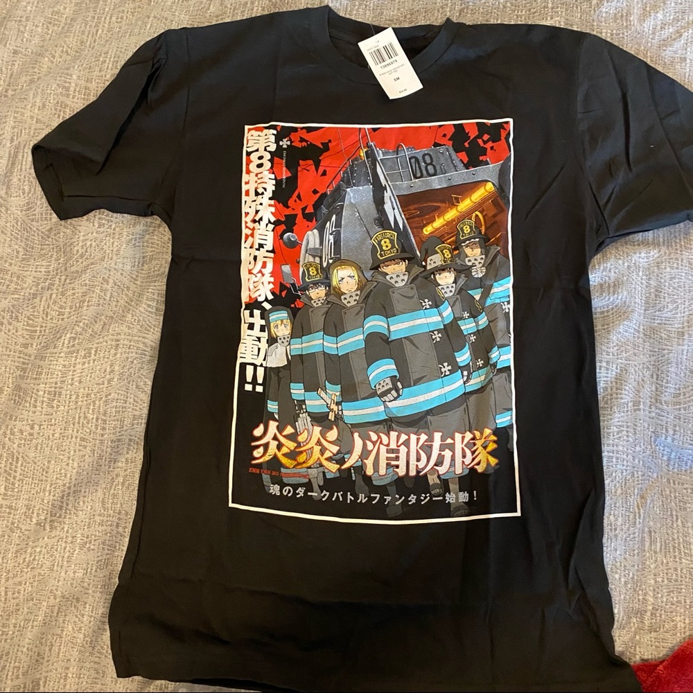 Funmation Japanese anime Fire Force t-shirt